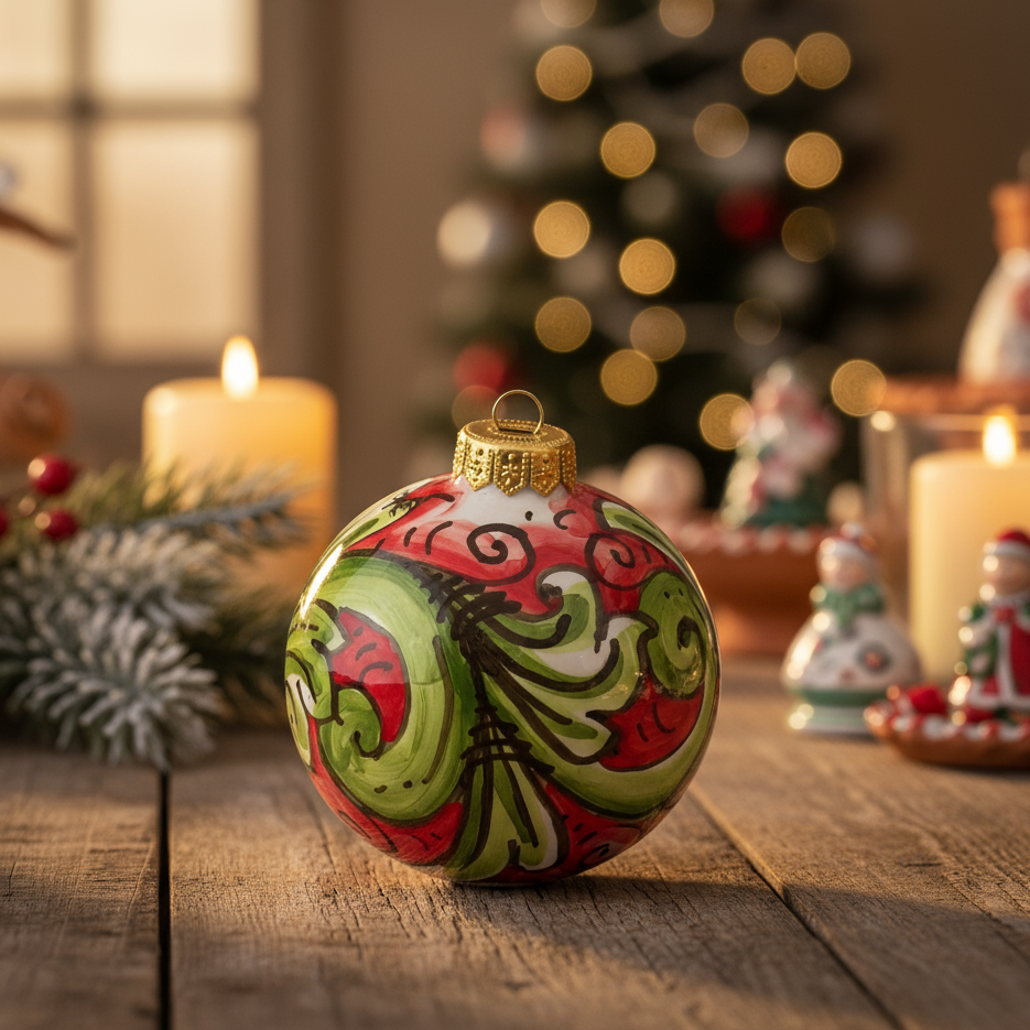 palla in ceramica di caltagirone