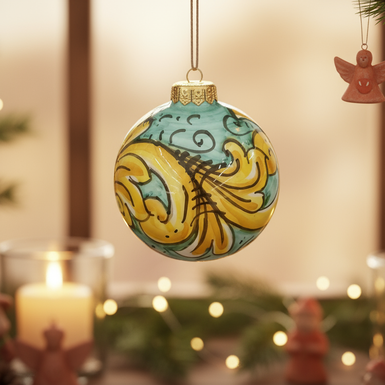 pallina ceramica caltagirone per Albero