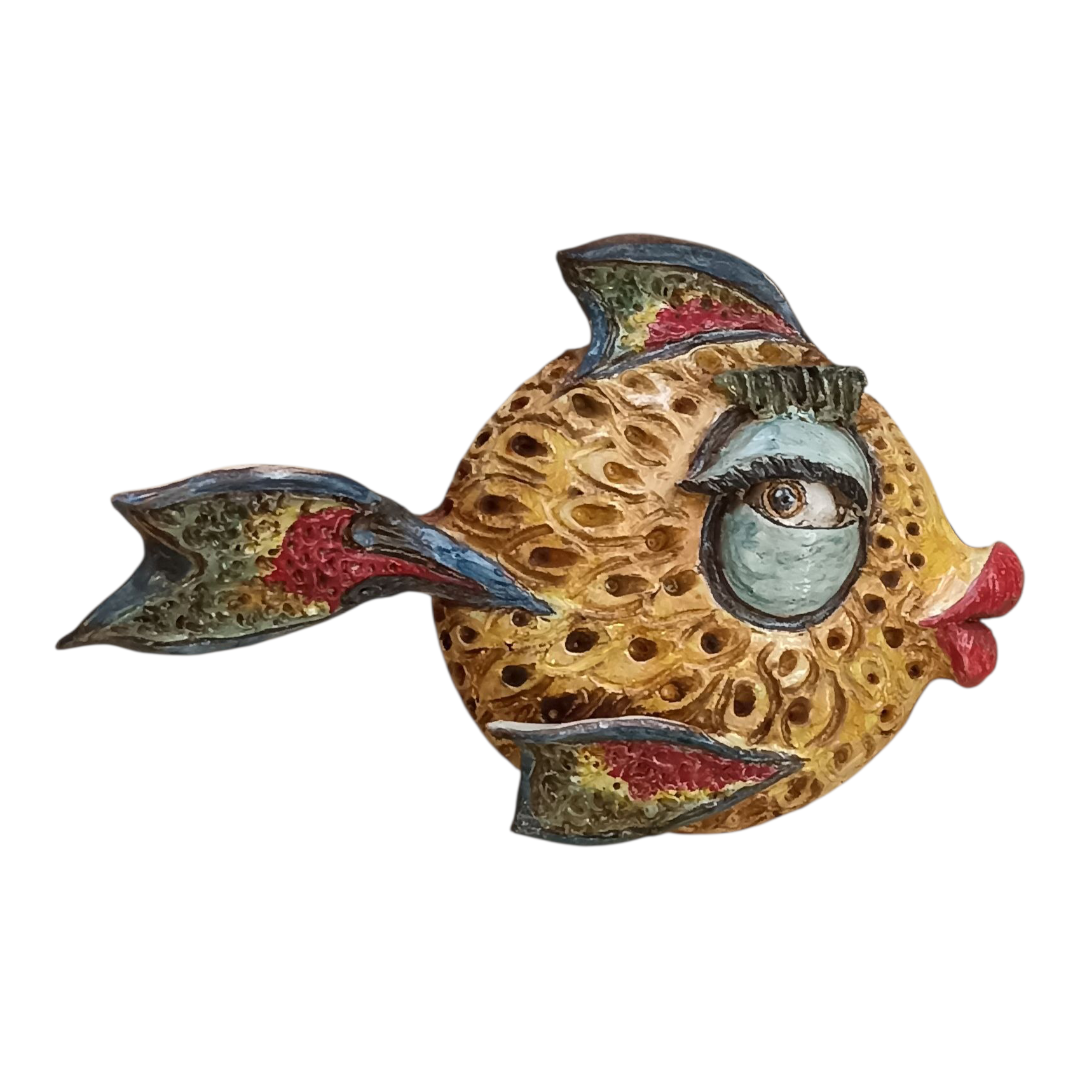 pesce fatto a mano