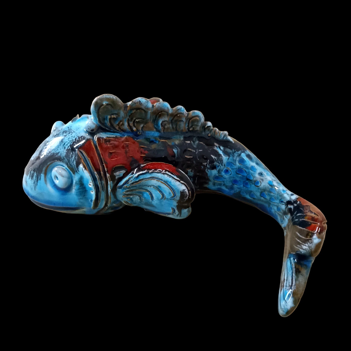 pesce in maiolica fratantoni