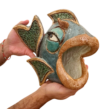 pesce artigianali ceramiche salvatore guzzardi
