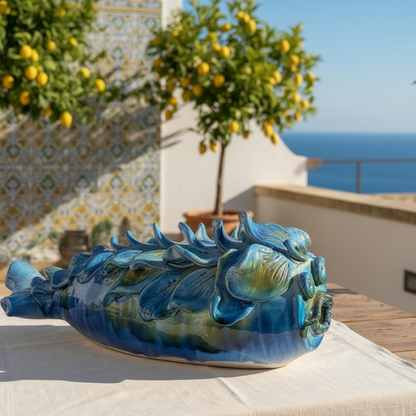 pesce in maiolica siciliana fratantoni