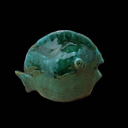 pesce in ceramica siciliana artigianale