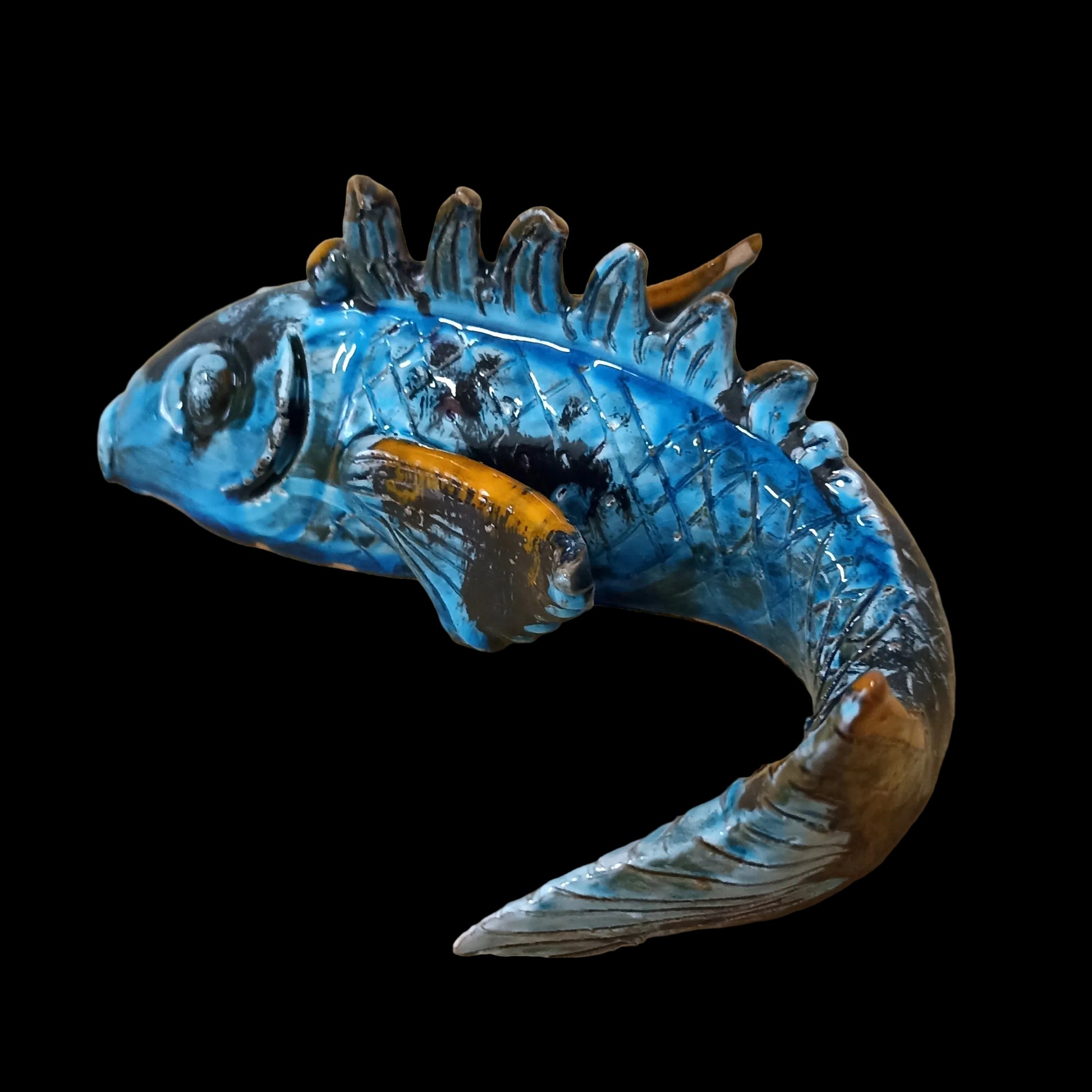 pesce in ceramica artistica