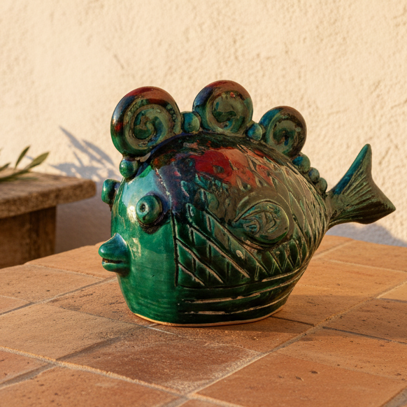 pesce nemo in ceramica