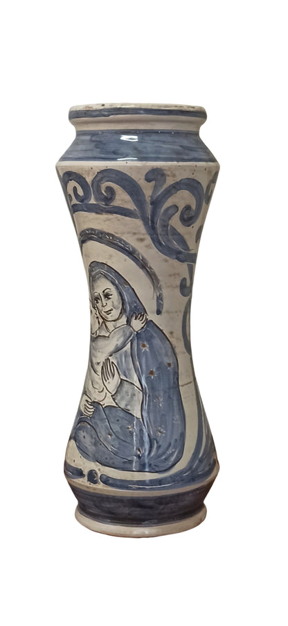 Portafiori Vaso Farmacia in Ceramica Siciliana di Caltagirone