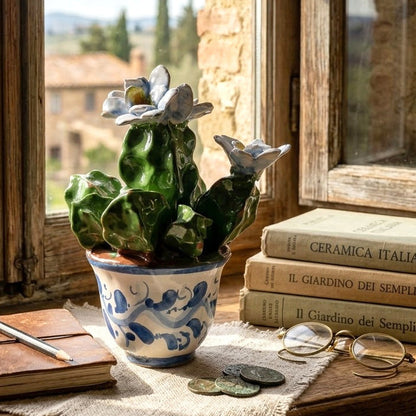 cactus in sicilian ceramic