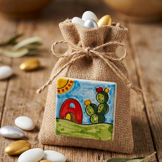 calamite n ceramica per bomboniera