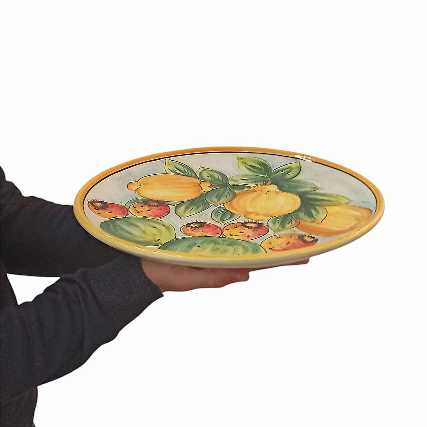 piatto ceramica caltagirone per la tavola