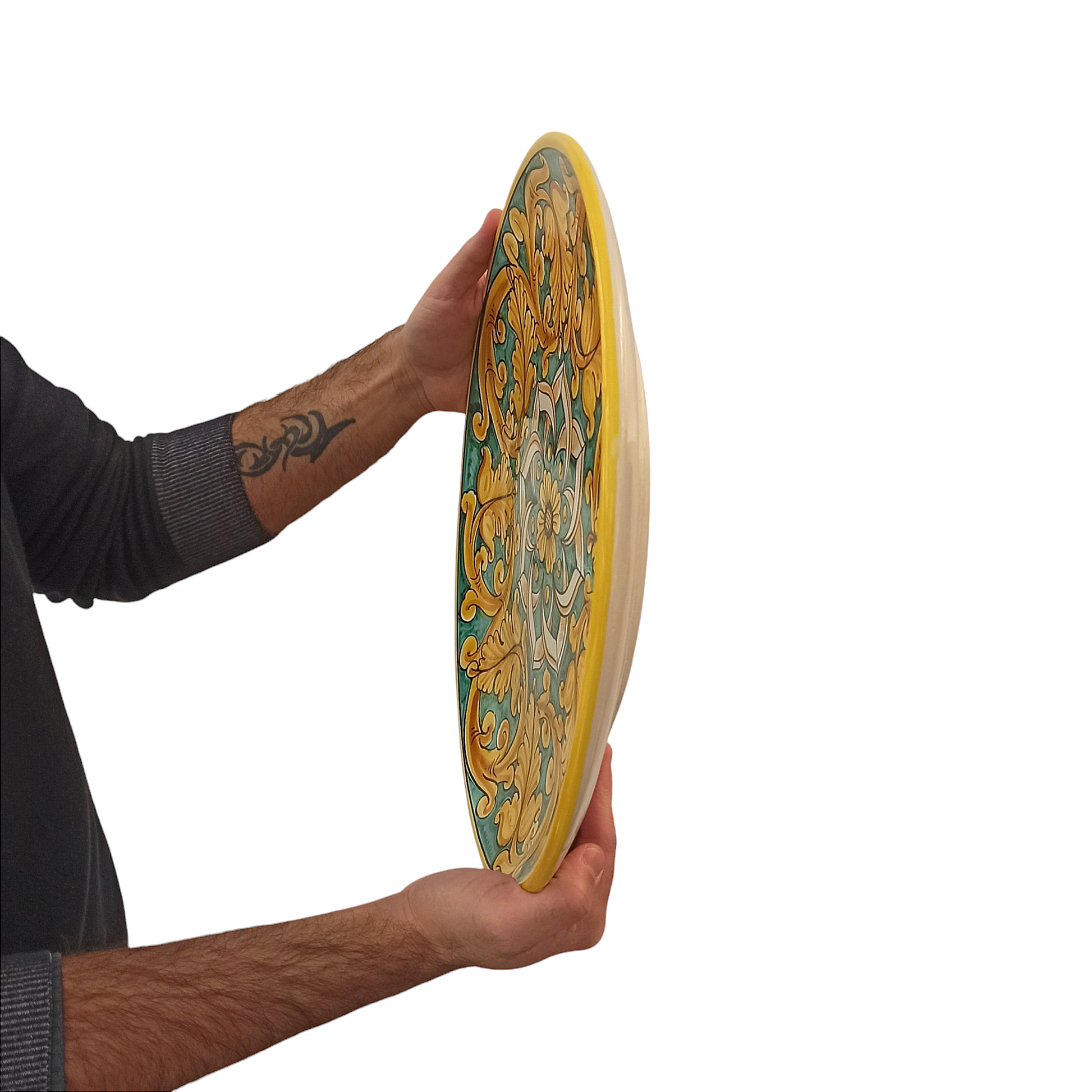 piatto ceramica caltagirone da appendere al muro