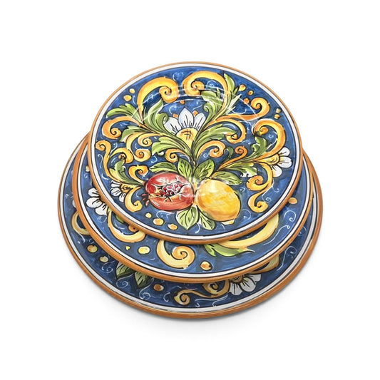 piatti per la tavola fatti a mano in maiolica