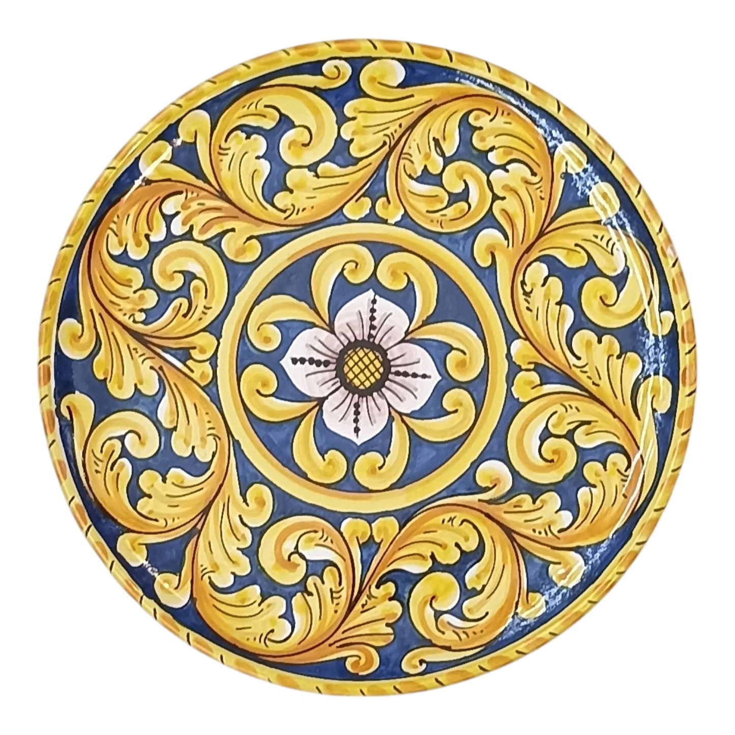 piatto maiolica Caltagirone 