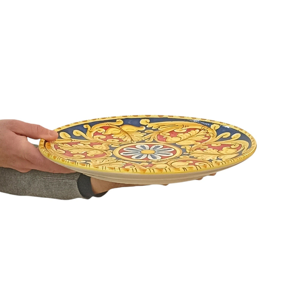piatto ornamentale ceramica Siciliana 