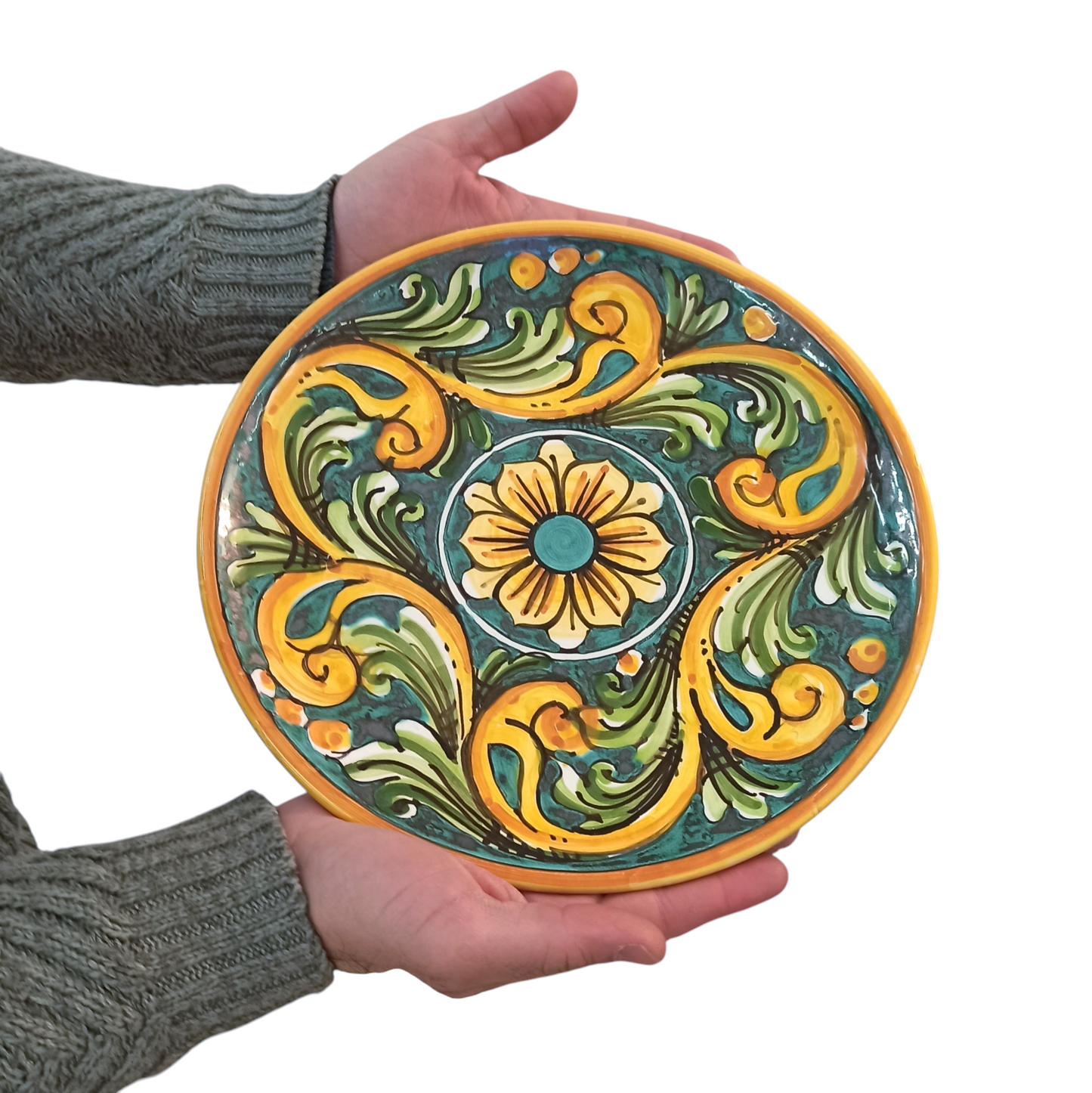 piatto caltagirone per la tavola