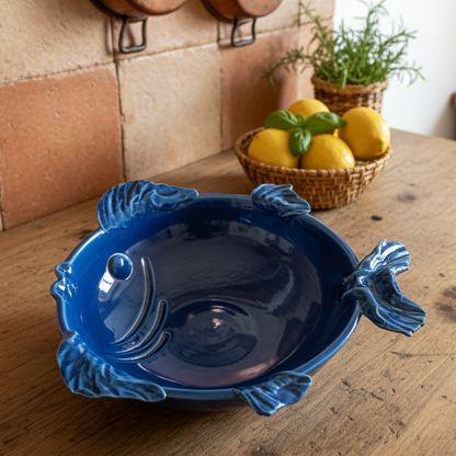 vassoio pesce ceramica 