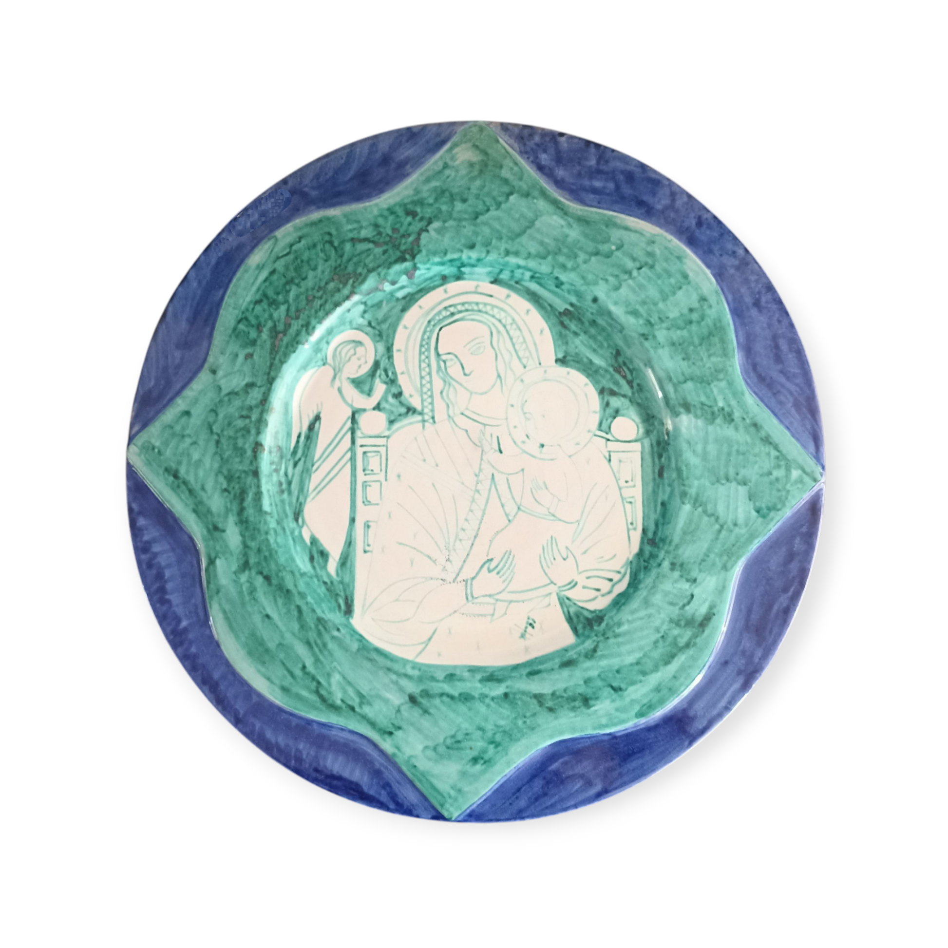 piatto siciliano ceramica decorato