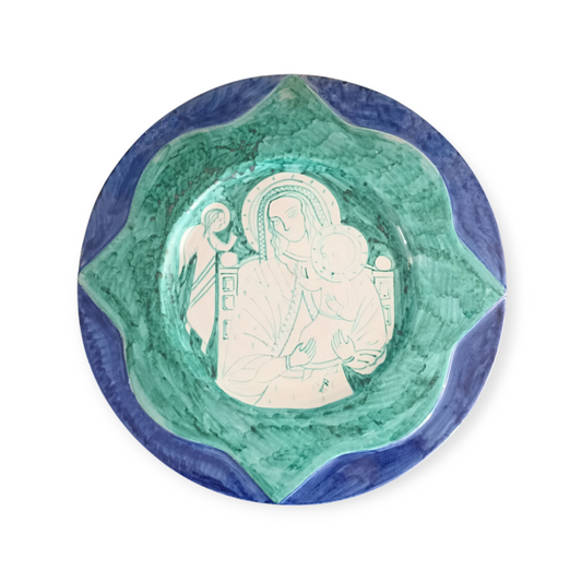 piatto siciliano ceramica decorato