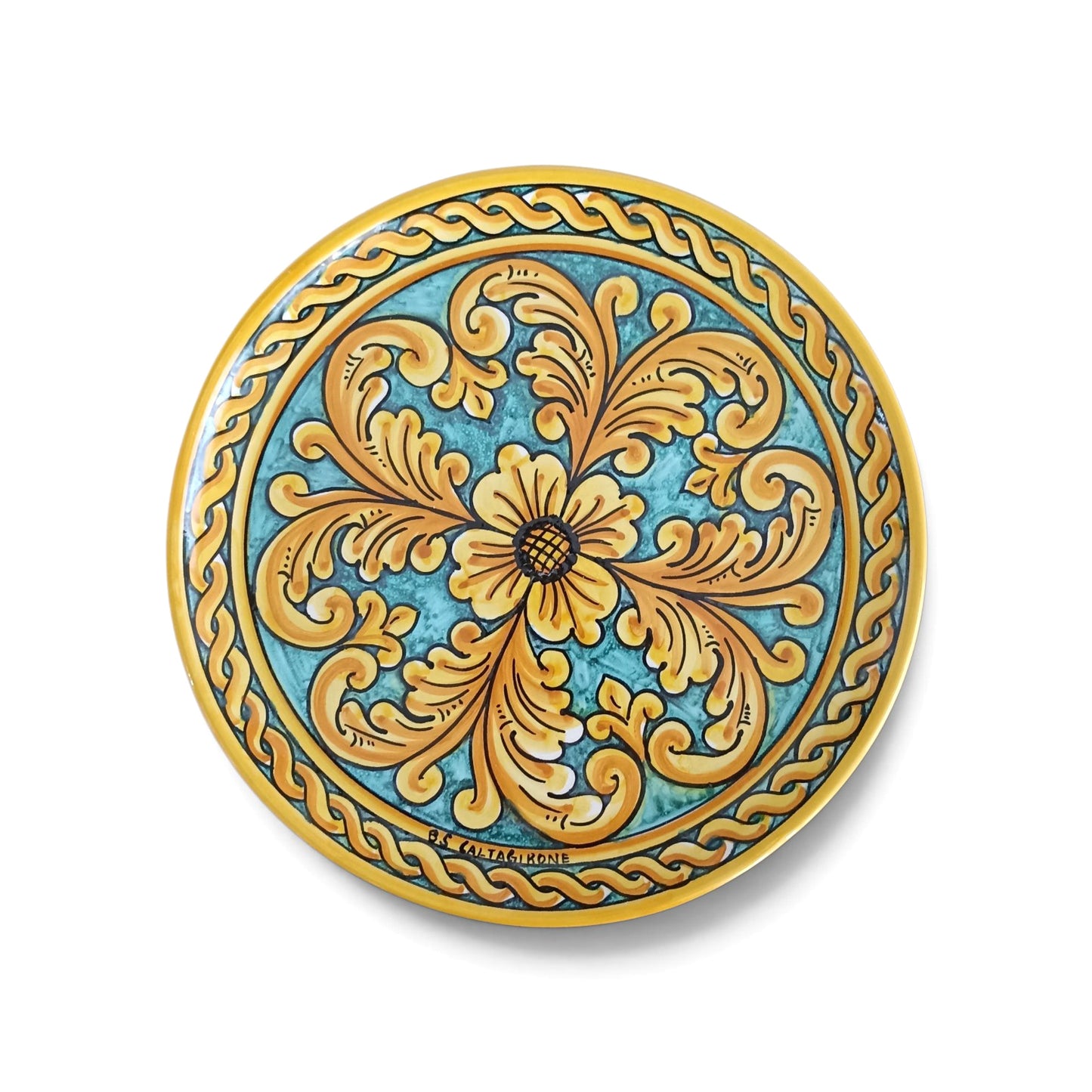 piatto siciliano di caltagirone