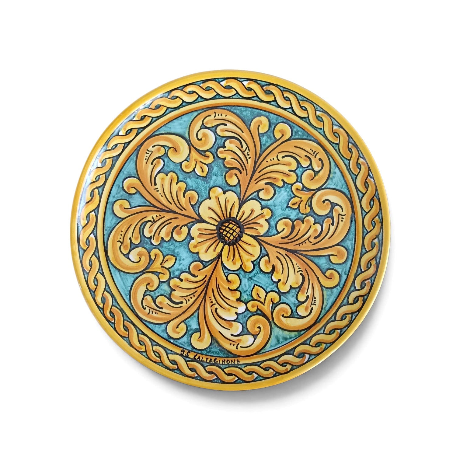 piatto siciliano di caltagirone