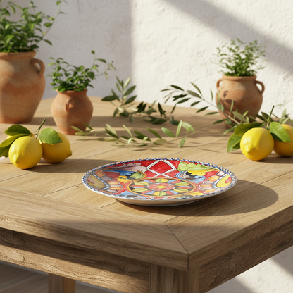 centrotavola maiolica sicilia