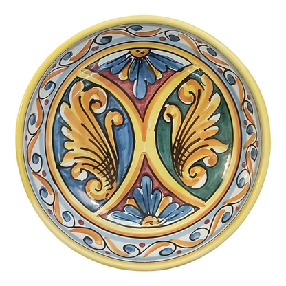 centrotavola in ceramica siciliana di Caltagirone fatta a mano