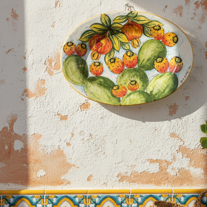 piatto in ceramica da appendere al muro