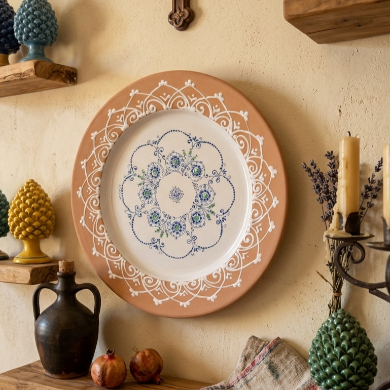piatto in ceramica erice