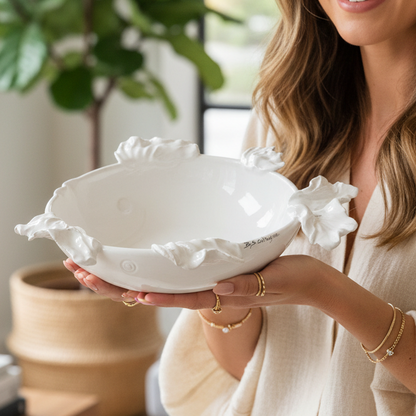 vassoio da portata bianco