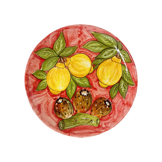 piatto siciliano con frutta