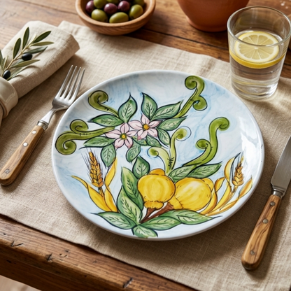 servizio di piatti di caltagirone