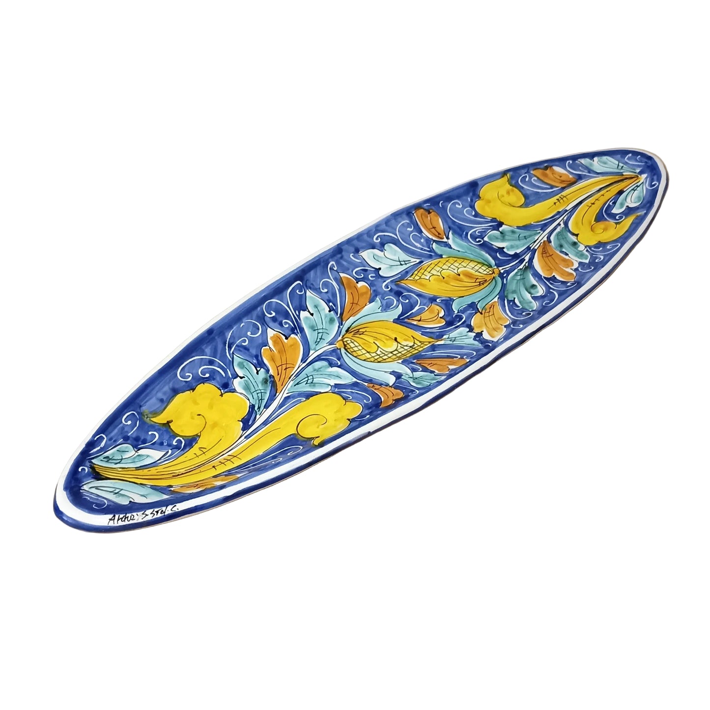 piatto fatto a caltagirone
