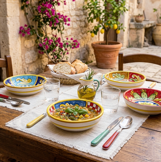 piatto per la tavola caltagirone