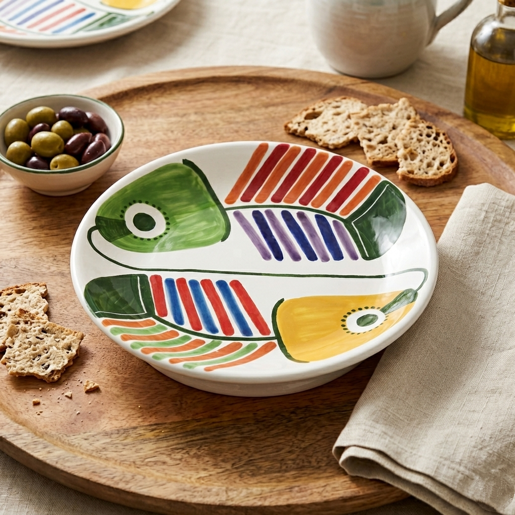 piatto da portata ceramiche de simone