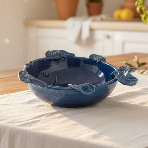 pesce in maiolica siciliana  