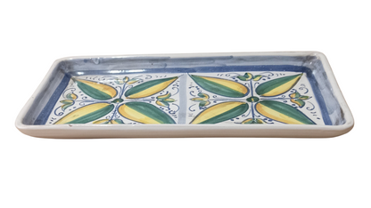 centrotavola rettangolare ceramica Caltagirone
