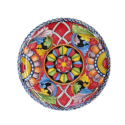 piatto maiolica siciliana ceramica