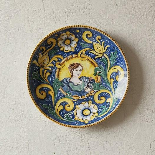 piatto antico di caltagirone