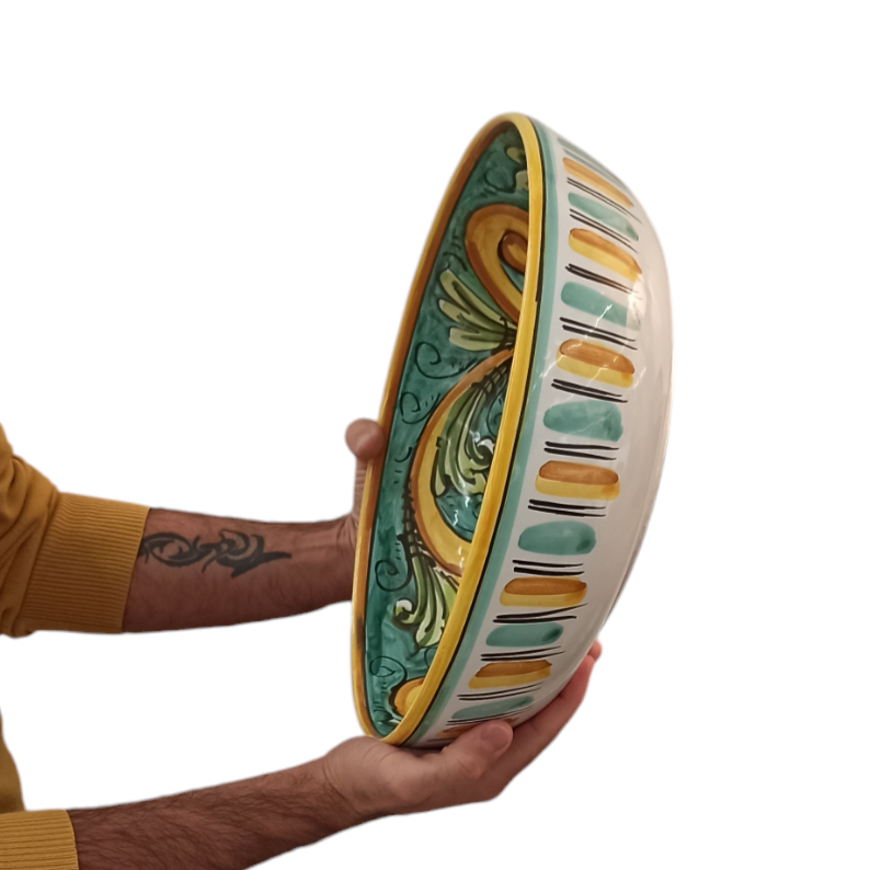 Insalatiera in ceramica fatta a mano