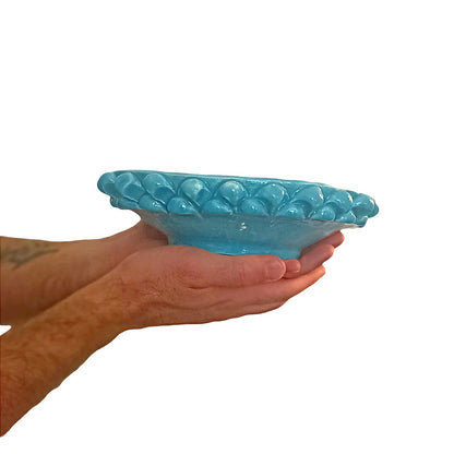 ceramica di caltagirone pigna blu
