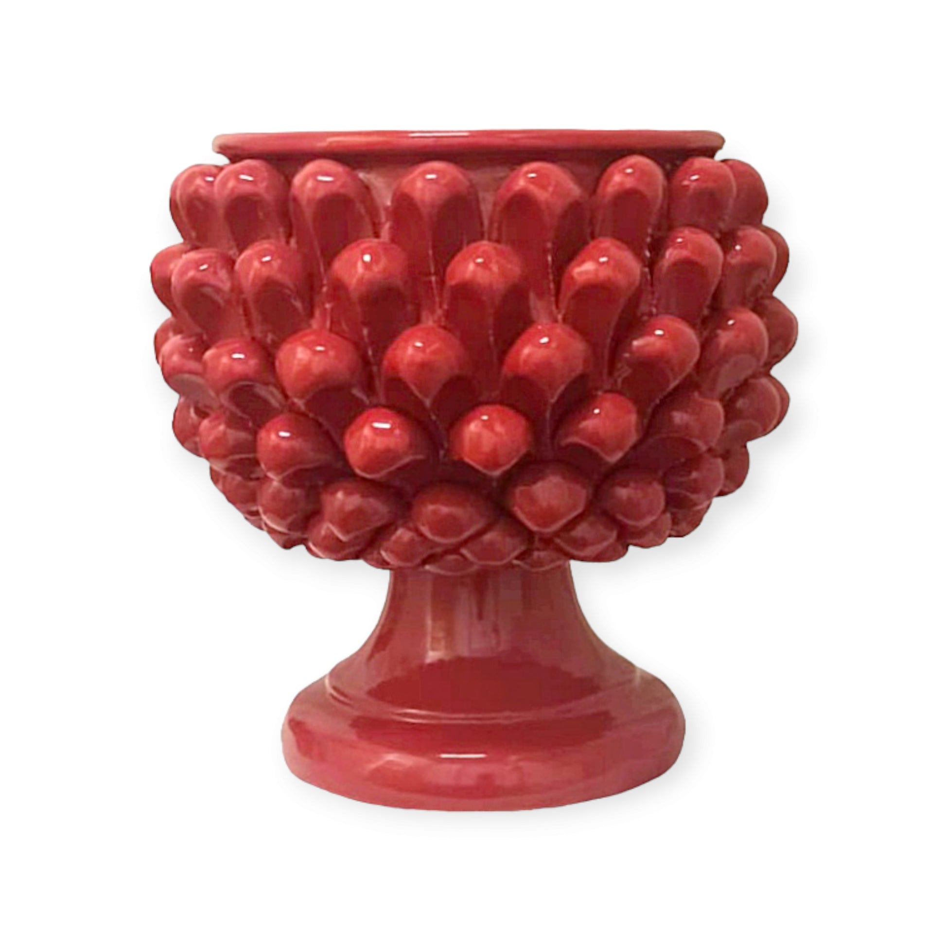 Pigna caltagirone rossa prezzo, vaso rosso