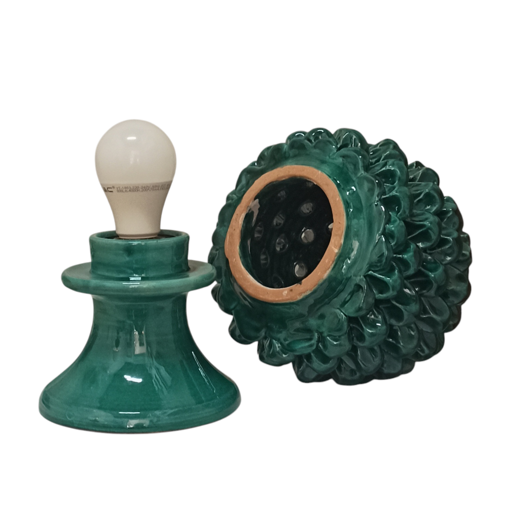 lampada pigna traforata