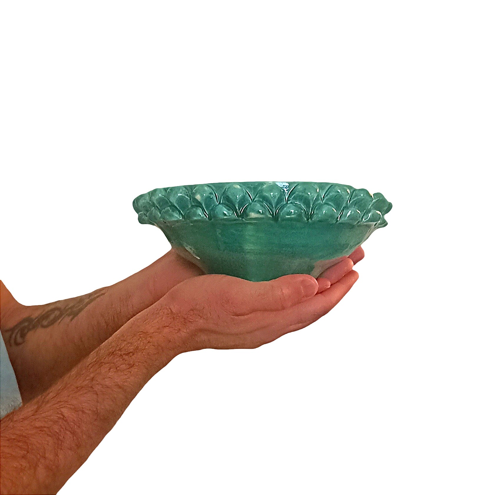 pigna verde ceramica caltagirone