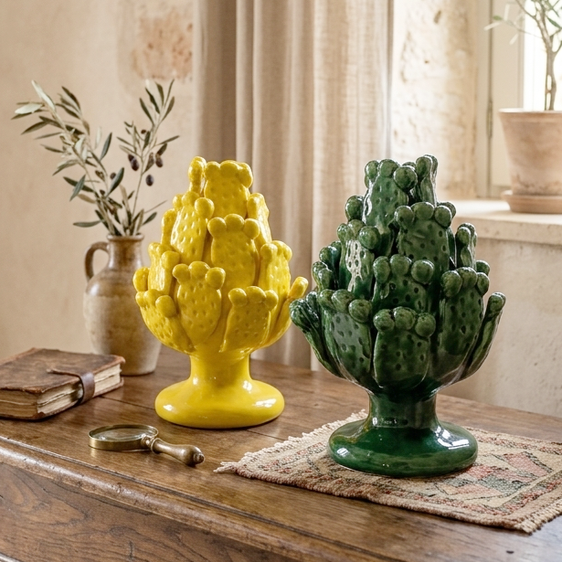 pigna maiolica caltagirone moderna