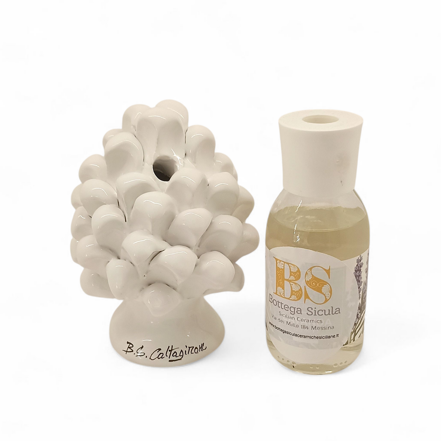 pigna siciliana in maiolica