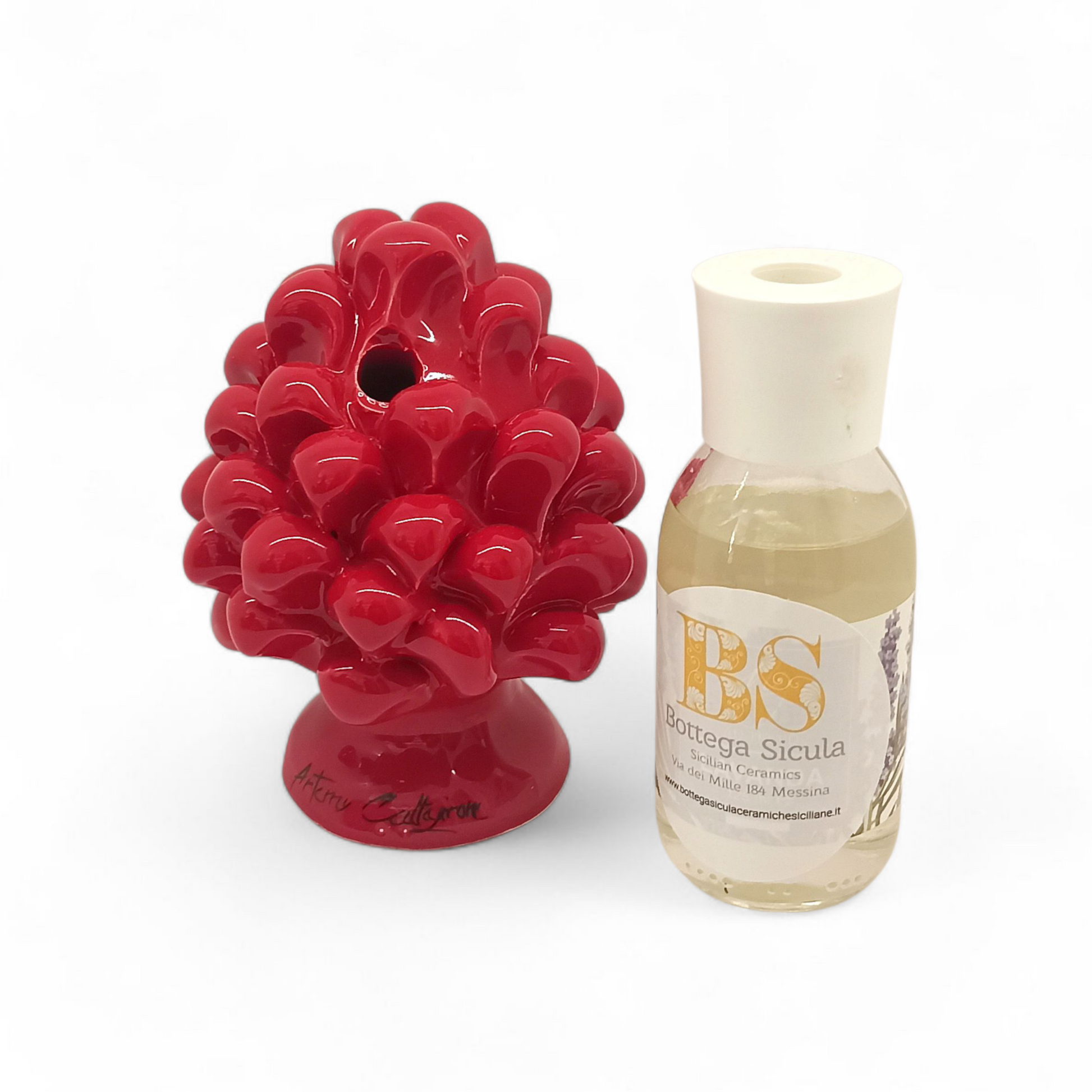 pigna rossa natalizia