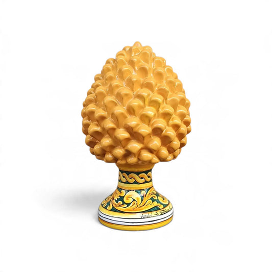 yellow sicilian pine cone