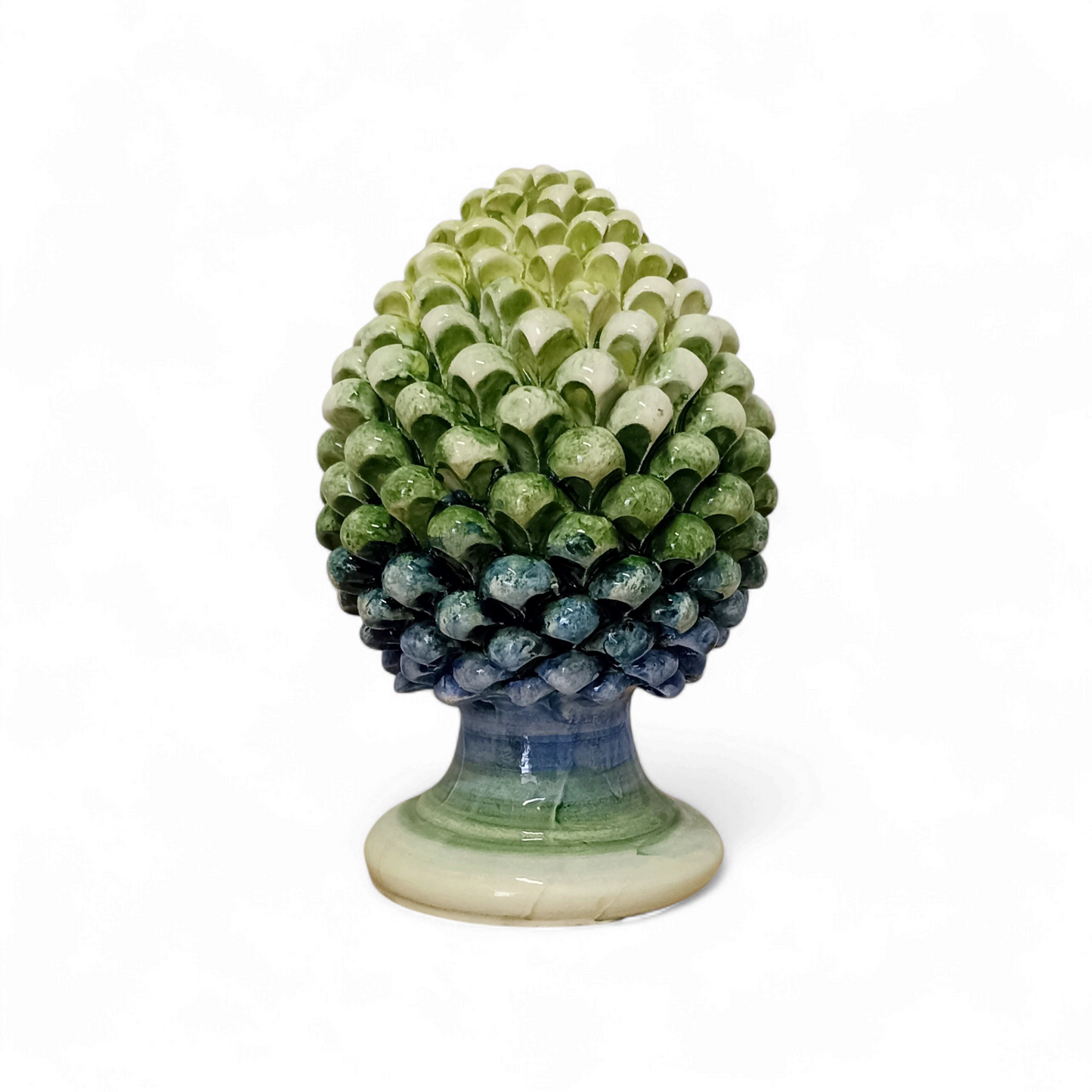 pigna in maiolica multicolor