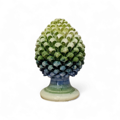 pigna in maiolica multicolor