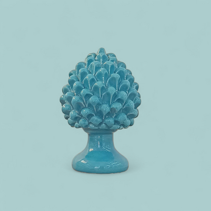 pigna turchese in ceramica