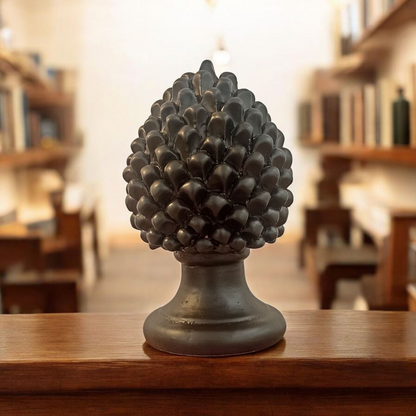 pigna ceramica nera opaca